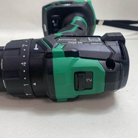  HiKOKI ハイコーキ コードレス振動ドライバドリル 36V 充電器・充電池1個・ケース付  DV36DC グリーン