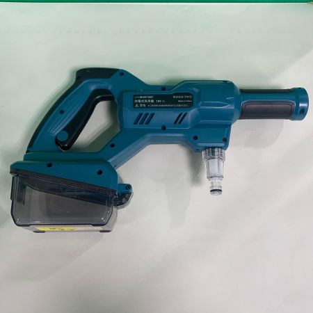  MAKITA マキタ 充電式洗浄機 ペットボトルアダプタ ノズル付 MHW180D ブルー