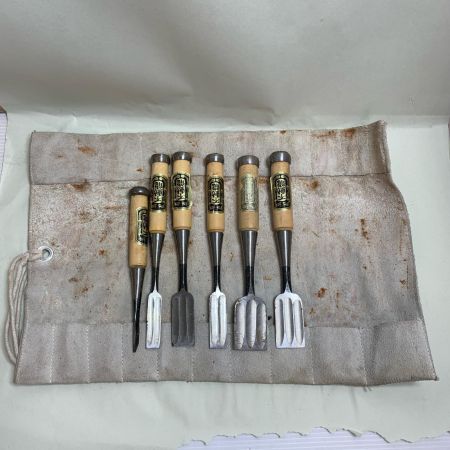  不動龍 大工道具 ノミ  不動龍  6本セット