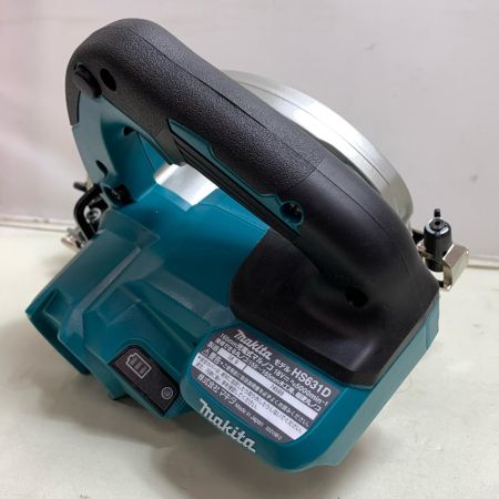  MAKITA マキタ 丸のこ 充電器・充電池2個・ケース付 コードレス式 165mm 18v 6.0Ah 0回×2 74569 2018年製 HS631D ブルー