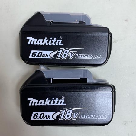  MAKITA マキタ 丸のこ 充電器・充電池2個・ケース付 コードレス式 165mm 18v 6.0Ah 0回×2 74569 2018年製 HS631D ブルー
