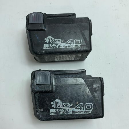  MAX マックス ブラシレスハンマドリル  充電器・充電池2個・ケース付 コードレス式 25.2V 4.0Ah PJ-R266A レッド