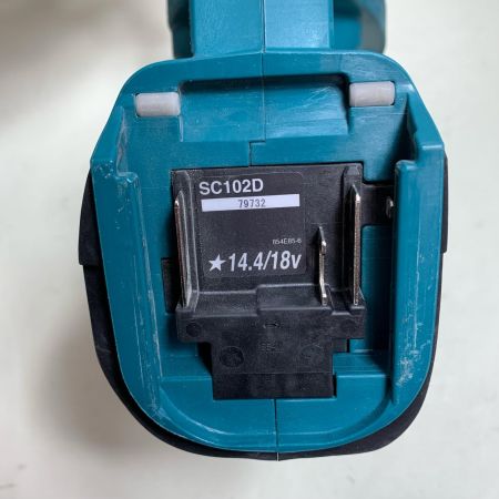  MAKITA マキタ 全ネジカッタ 充電器・充電池1個・ケース付 コードレス式 18v 6.0Ah 35回過放電過負荷0%  SC102D ブルー