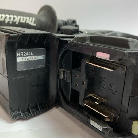  MAKITA マキタ ハンマドリル 充電器・ケース付 コードレス式 24mm 18v HR244D ブラック