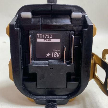  MAKITA マキタ インパクトドライバ 20th　PREMIUM YELLOW LXT20周年記念カラー ケース付 コードレス式 18v  TD173D