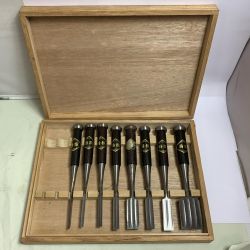 ♭♭ 市定 大工道具 ノミ 市定  8本セット　2本欠品　一部サビあり Cランク
