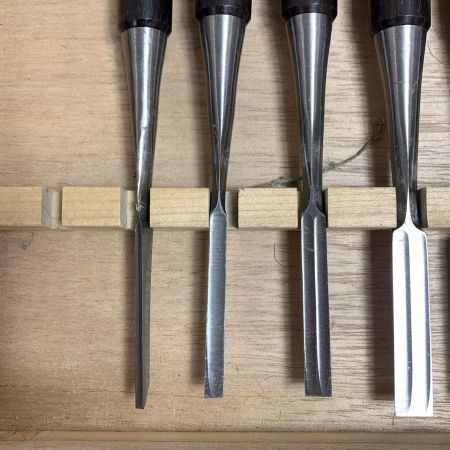  市定 大工道具 ノミ 市定  8本セット　2本欠品　一部サビあり