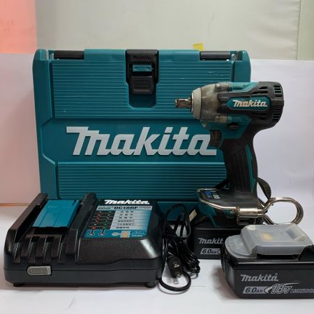  MAKITA マキタ インパクトレンチ 充電器・充電池2個・ケース付 コードレス式 18v 6.0Ah  TW300DRGX