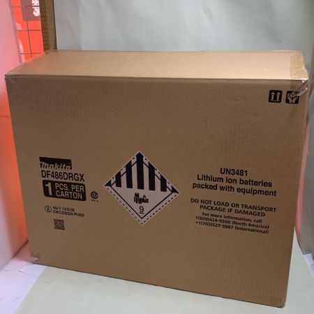  MAKITA マキタ ドライバドリル 未使用品(S) 付属品完備 18v DF486DRGX ブルー