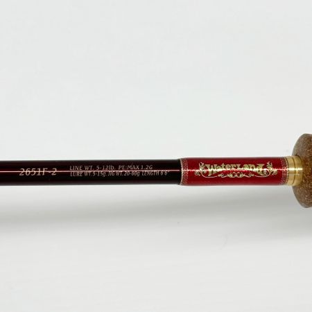 SHIMANO シマノ ルアーロッド ワールドシャウラ2651F-2 竿袋付 釣り フィッシング 34736