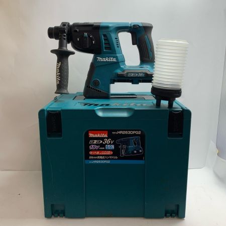  MAKITA マキタ ハンマドリル ケース付 コードレス式 18ｖ+18ｖ  HR263D ブルー