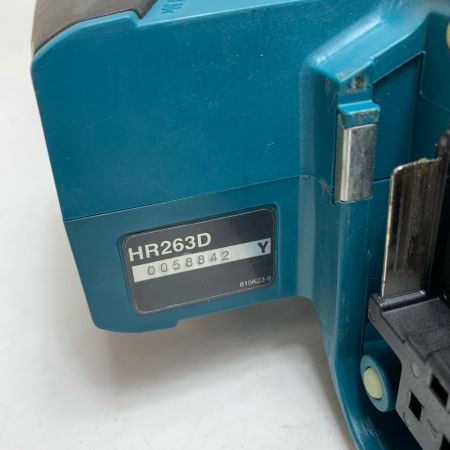  MAKITA マキタ ハンマドリル ケース付 コードレス式 18ｖ+18ｖ  HR263D ブルー