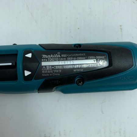 MAKITA マキタ 締め付け工具 ペンドライバドリル TD021D ブルー