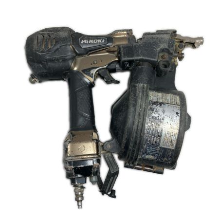  HiKOKI ハイコーキ エア釘打ち  ケース付 コード式 65mm 高圧 NV65HR2 ゴールド×ブラック