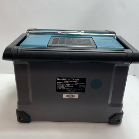  MAKITA マキタ バッテリー式ラジオ付きテレビ コード、リモコン付き TV100