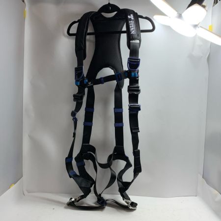  TITAN フルハーネス型安全帯 袋付 130kg PANGAEA Size L PAHN-10A-BL ブラック