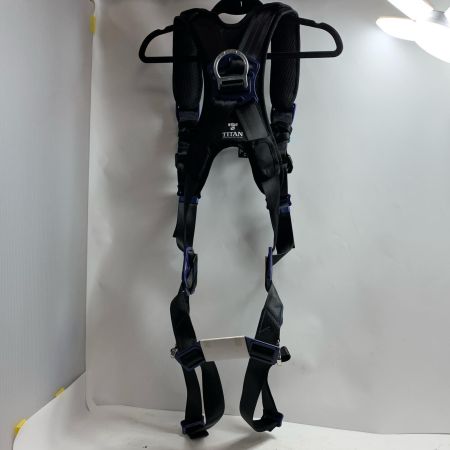  TITAN フルハーネス型安全帯 本体のみ 130kg Size M PACN-10A-BL ブラック