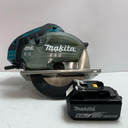 ♭♭ MAKITA マキタ 丸のこ 充電池1個付 コードレス式 CS553 ブルー Bランク