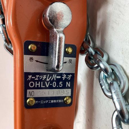  オーエッチ工業 レバーブロック  未使用品(S) JLV-0.5N