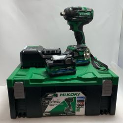 ♭♭ HiKOKI ハイコーキ インパクトレンチ 未使用品(S) 充電器・充電池2個・ケース付 コードレス式 36V  WR36DH グリーン Sランク