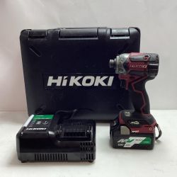 ♭♭ HiKOKI ハイコーキ インパクトドライバ  充電器・充電池1個・ケース付 36v  使用感有 WH36DC Cランク