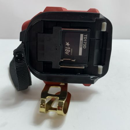  MAKITA マキタ インパクトドライバ 充電器・充電池2個・ケース付 コードレス式 18v TD173DGXPR プレミアムレッド