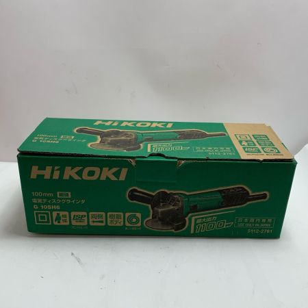  HiKOKI ハイコーキ ディスクグラインダー 100mm 細径 G10SH6