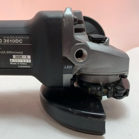  HiKOKI ハイコーキ ディスクグラインダー  本体のみ コードレス式 36v G3610DC