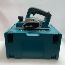 ♭♭ MAKITA マキタ 電動カンナ ケース付 コードレス式 18v   KP180D ブルー Aランク