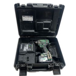 ♭♭ HITACHI 日立 インパクトドライバ 充電器・充電池1個・ケース付 WH36DA グリーン Cランク