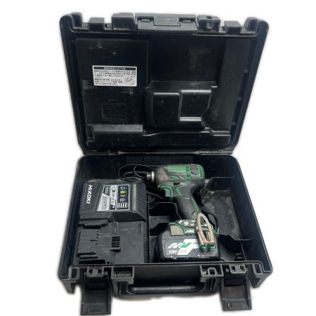  HITACHI 日立 インパクトドライバ 充電器・充電池1個・ケース付 WH36DA グリーン