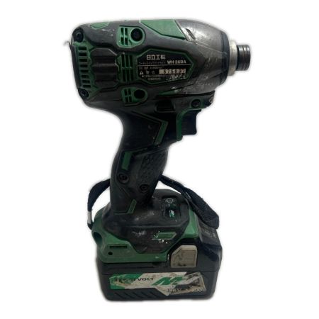  HITACHI 日立 インパクトドライバ 充電器・充電池1個・ケース付 WH36DA グリーン