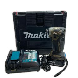 ♭♭ MAKITA マキタ インパクトドライバ  充電器・充電池1個・ケース付 コードレス式 18v  TD173D オリーブ Bランク