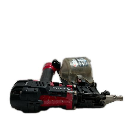  MAKITA マキタ エア釘打ち  本体のみ 高圧 65mm  ジャンク品(D) アジャスタ欠品 AN636H レッド