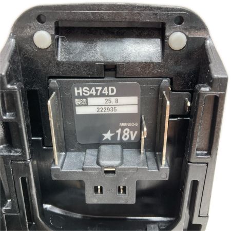  MAKITA マキタ 丸のこ ケース付 コードレス式 18v HS474D ブラック