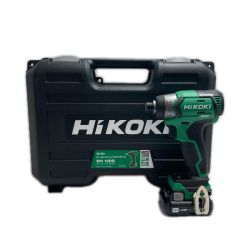 ♭♭ HiKOKI ハイコーキ インパクトドライバ  充電器・充電池2個・ケース付 WH12DD グリーン Aランク