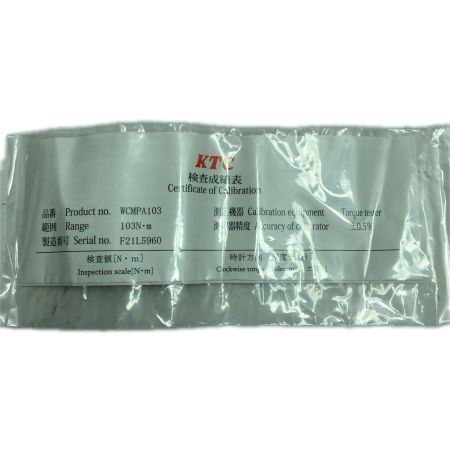 KTC ケーティーシー トルクレンチ 未使用品(S) ケース付 WCMPA103