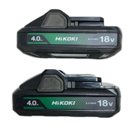  HiKOKI ハイコーキ インパクトドライバ 充電器・充電池2個・ケース付 コードレス式 18v WH18DE グリーン