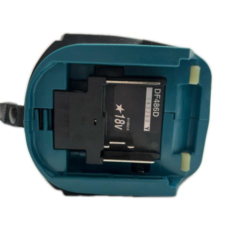  MAKITA マキタ ドライバドリル 未使用品(S) 本体のみ コードレス式 18v DF486DZ ブルー