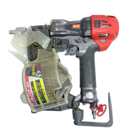 MAX マックス エア釘打ち 本体のみ 高圧 HM-65FW1 レッド