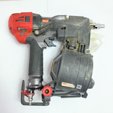 MAX マックス エア釘打ち 本体のみ 高圧 HM-65FW1 レッド