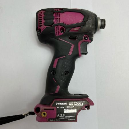HiKOKI ハイコーキ インパクトドライバ 本体のみ コードレス式 14.4v WH14DDL2 レッド