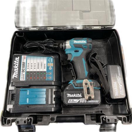 MAKITA マキタ インパクトドライバ　充電器・充電池2個・ケース付 コードレス式 18v 　 TD173DRGXB ブルー