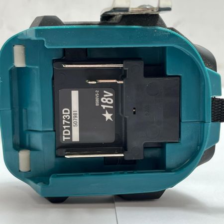 MAKITA マキタ インパクトドライバ　充電器・充電池2個・ケース付 コードレス式 18v 　 TD173DRGXB ブルー