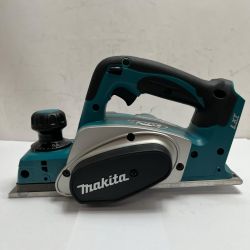 MAKITA マキタ 電動カンナ ケース付 コードレス式 18v  KP180D ブルー Bランク