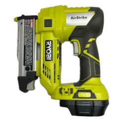 RYOBI リョービ ピンネイラ  MAKITA変換アダプター付き 18v　海外輸入製品 P318 黄緑 Bランク