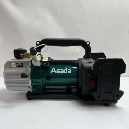 Asada 真空ポンプ 本体のみ コードレス式   4CFM-B グリーン