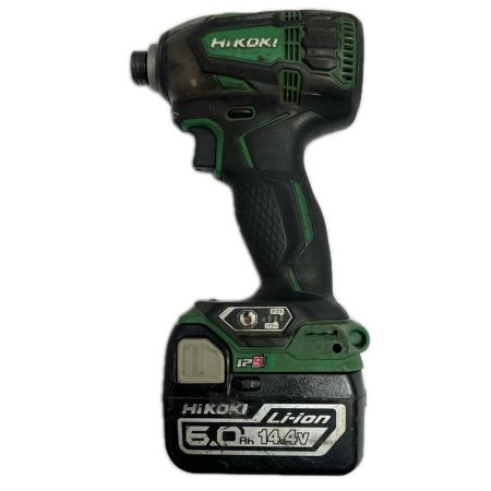 HiKOKI ハイコーキ インパクトドライバ  充電池1個付 コードレス式 14.4v 6.0Ah  WH14DDL2 グリーン