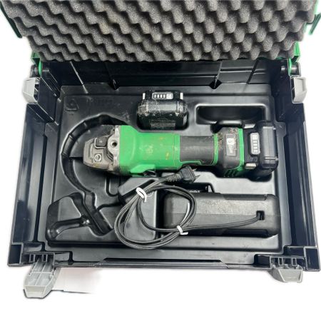 HiKOKI ハイコーキ ディスクグラインダー 充電器・充電池2個・ケース付 コードレス式 10.8v 4.0Ah G1210DA グリーン