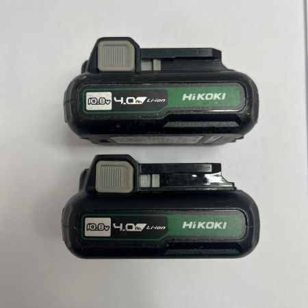 HiKOKI ハイコーキ ディスクグラインダー 充電器・充電池2個・ケース付 コードレス式 10.8v 4.0Ah G1210DA グリーン